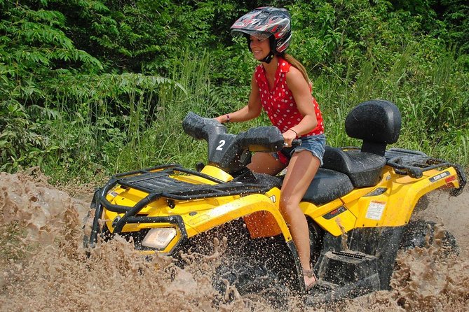 3 adrenaline activities Atvs Zipline and a swim experience in a cenote - One jungle park, three very different activities