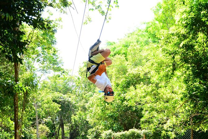 3 adrenaline activities Atvs Zipline and a swim experience in a cenote - Swimming in a real Maya cenote