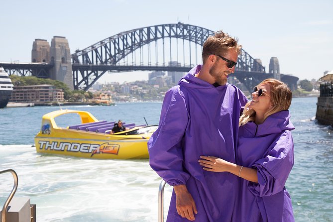 30-Minute Sydney Harbour Jet Boat Ride on Thunder Twist - The captains and the safety side