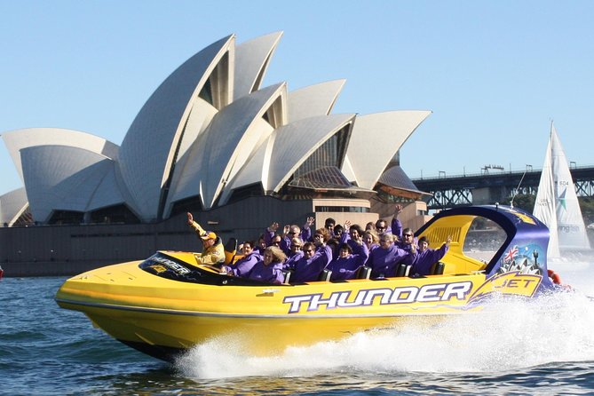 30-Minute Sydney Harbour Jet Boat Ride on Thunder Twist - Setting off from Circular Quay