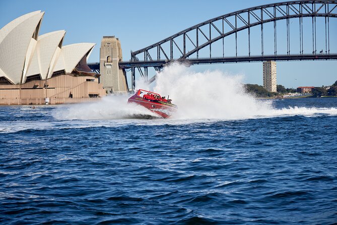 30-Minute Sydney Harbour Jet Boat Thrill Ride - Fort Denison, the naval fleet, and the wider harbour