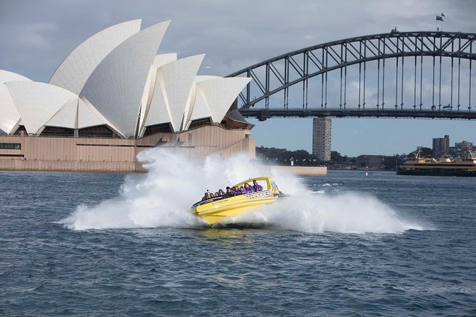 45 Minute Extreme Adrenaline Rush Ride - The Harbour Bridge and Opera House from the water