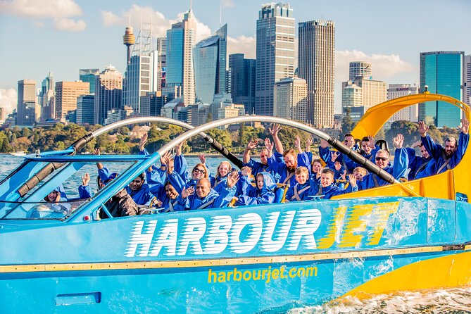 45-Minute Sydney Harbour Adventure Jet Boat Ride - 360-degree spins, fishtails, and power stops