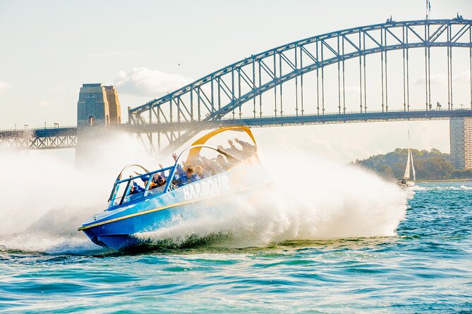 45-Minute Sydney Harbour Adventure Jet Boat Ride - The first run across Sydney Harbour