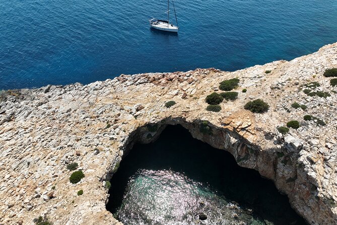 5 HourS Blue Lagoon start 1530 - cliff jumping in TRIPITI - Faragas Bay from the water