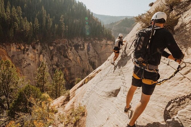 Above Zion Via Ferrata - Open Group Climb - What the via ferrata actually feels like