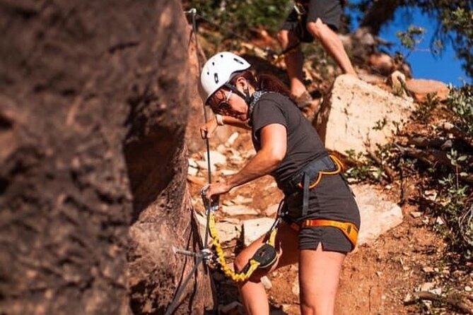 Above Zion Via Ferrata - Private Group Climb - Fitness, gloves, and food for the day