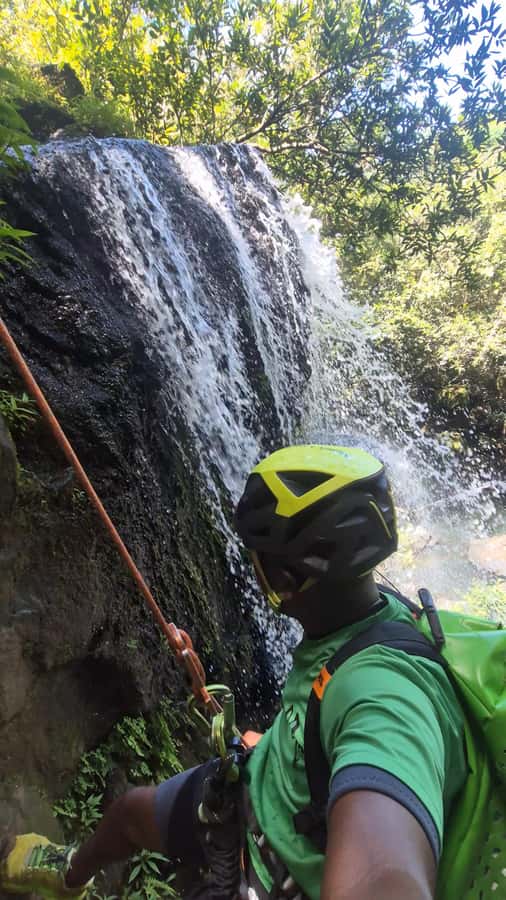 Abseiling/Canyoning - Local snacks, fruit, photos, and videos
