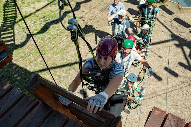 Activity to Open Air Adventure Park. - Two heights make the course more welcoming