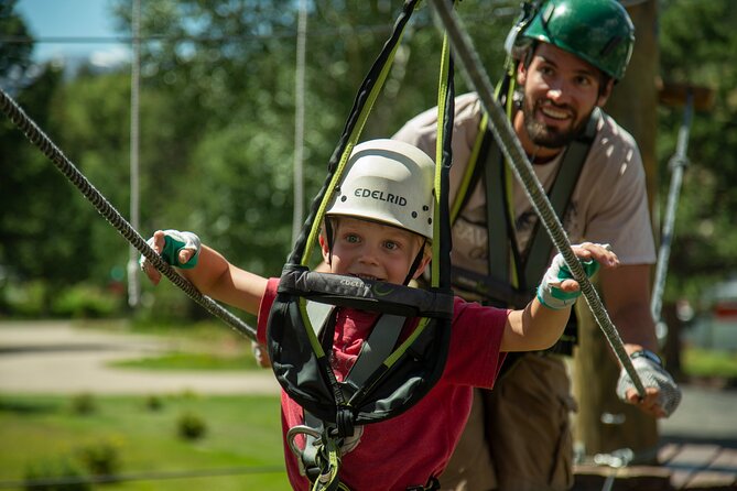 Activity to Open Air Adventure Park. - Family suitability, from age 5 to grandparents