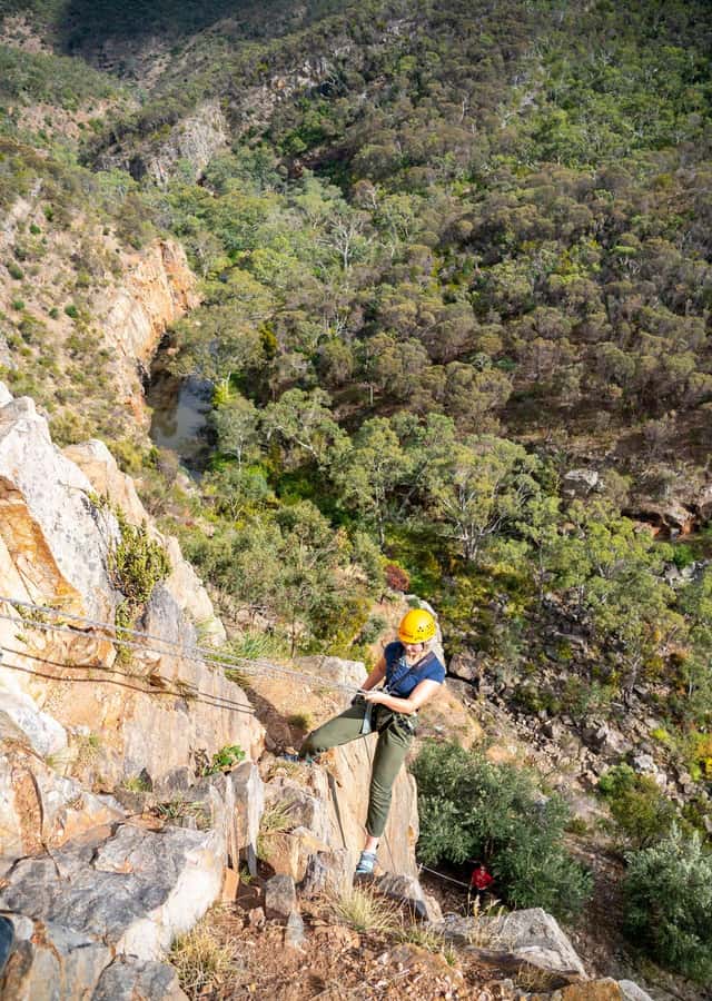 Adelaide: Rock Climb and Abseil Onkaparinga National Park - Onkaparinga Gorge Views and Permanent Rock Pools