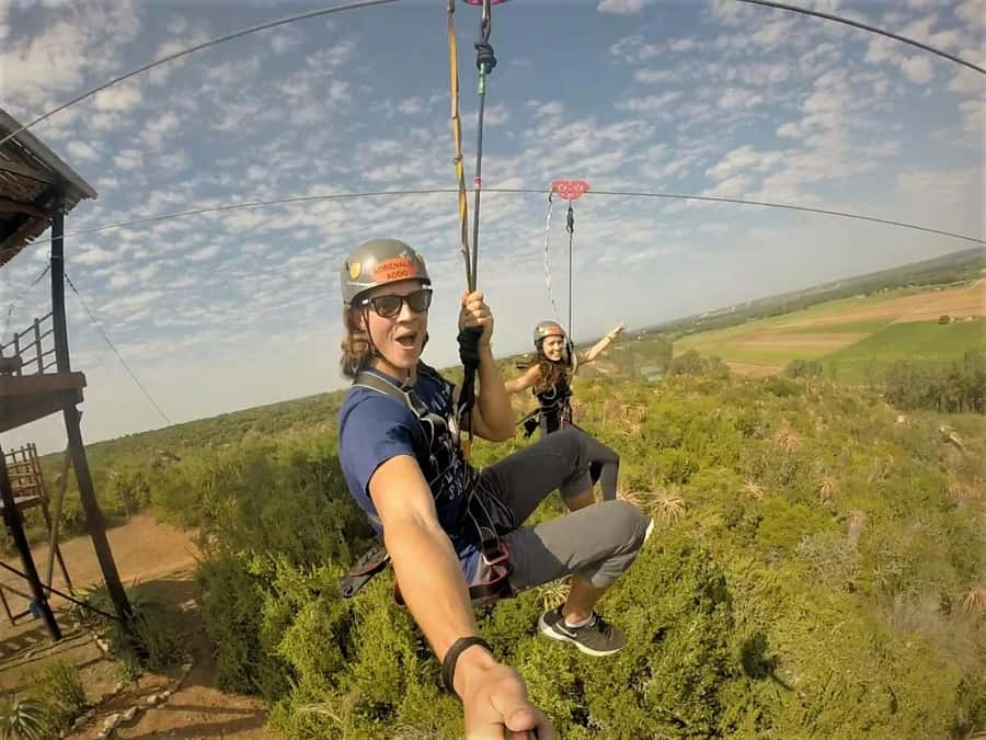 Adrenalin Addo Adventure Park: Zipline, Superman & Swing - The Superman run changes the view