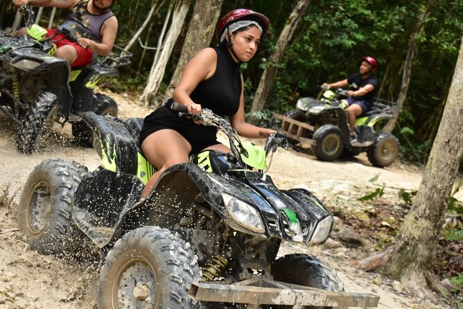 Adrenaline Atv tour from Playa del Carmen - A cenote swim with a cultural layer