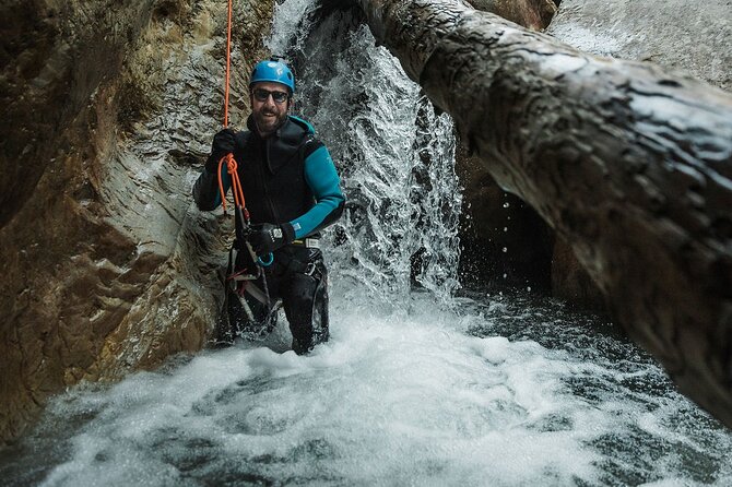 Adrenaline Canyoning Tour - Swimming through cold water and waterfalls