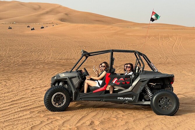 Adrenaline combo : Desert activities + ATV or Quad bike option - Thirty minutes of dune bashing in a 4x4