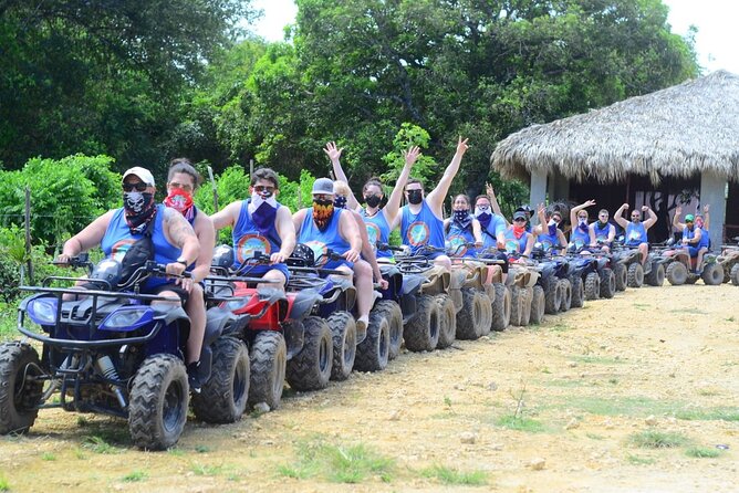 Adrenaline in 4X4 ATV through Macao Beach, Cave, Cafe Tour and Tobacco - Riding the 4x4 ATV over rough trails