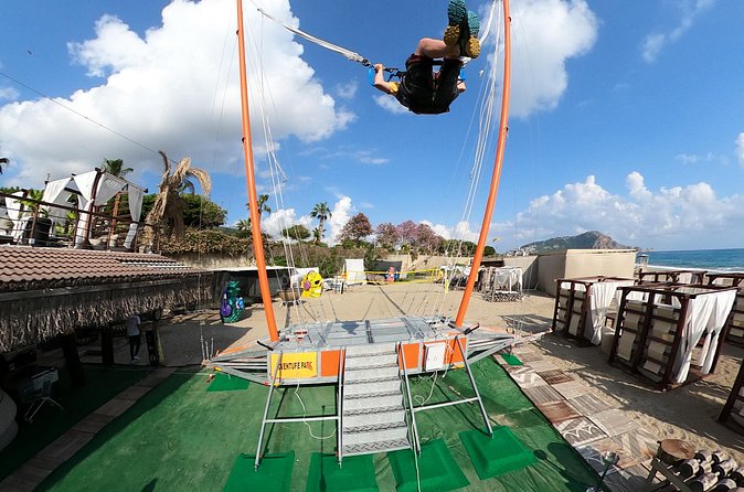 Adrenaline is at its peak with the human slingshot - The staff and the safety side of the experience