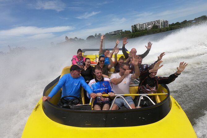 Adrenaline Jet Boat Rides in Pioneer River Mackay - How to prepare for a very wet ride