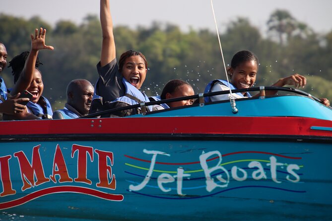 Adrenaline Jet Boat Safari in Victoria Falls - The first look at the upper Zambezi