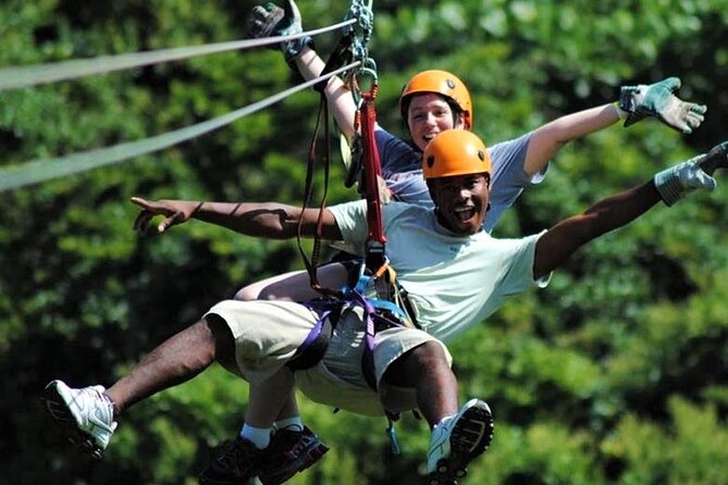 Adrenaline of Zipline el Valle from Samana Special for little cruisers - Cost, timing, and value at $90