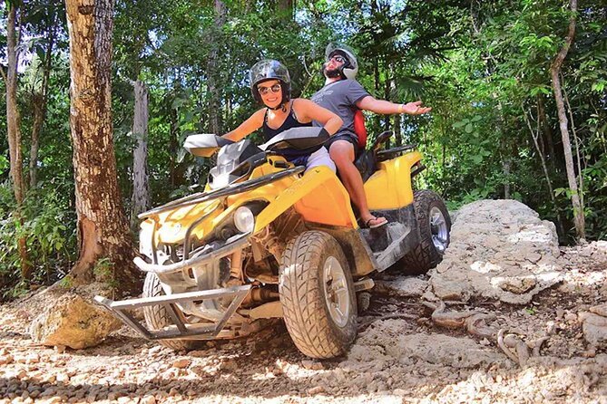 Adrenaline Tour from Cancún, ATV, Zipline, Cenote and Lunch - The zipline circuit, including a 1-kilometer run