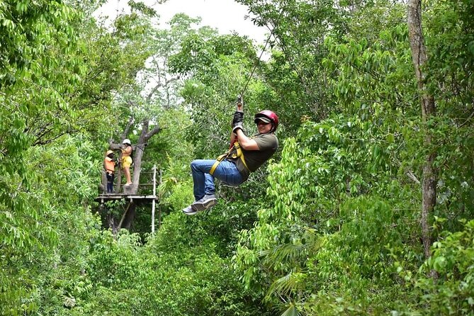 Adrenaline Tour with ATV, Zipline, and Cenote from Cancun - Fajitas and tacos after the action