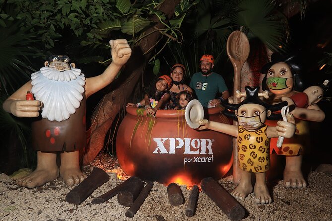 Adrenaline Tour Xplor Fuego from Cancún & Playa del Carmen - Dinner, drinks, lockers, and extra costs