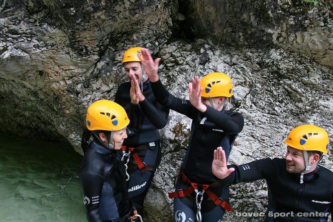 Advanced canyoning A+ package - The waterfall sequence, from slides to rope descents