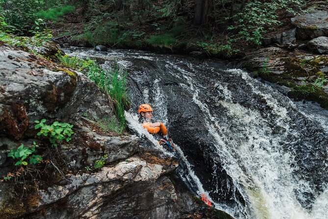 Adventure Canyoning Kelowna - The short uphill hike to the canyon entrance