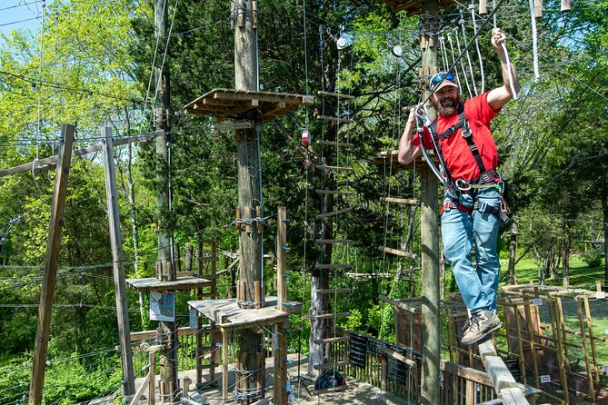 Adventure Park Ziplining and Climbing in Nashville - The ziplines: thrilling, but not the main event