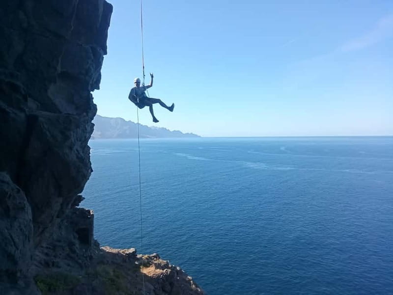 Agaete: Gran Canaria Coasteering. Marine Ferrata and Zipline - Meeting the Guide and Getting Set Up