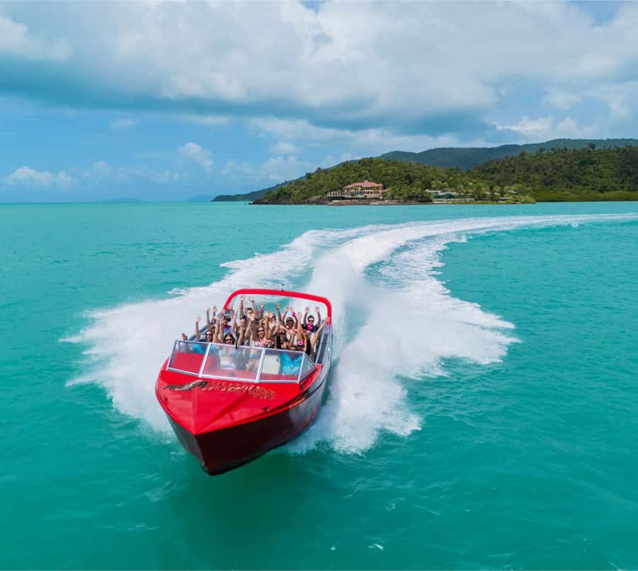 Airlie Beach: 30-Minute Jet Boat Ride - Pioneer Bay, Coral Sea Marina, and the Whitsunday views