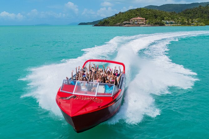Airlie Beach Jet Boat Thrill Ride - A fast start from Coral Sea Marina