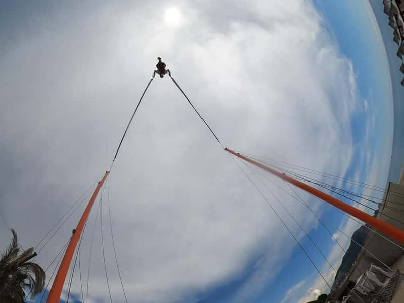 Alanya: Human Slingshot (Reverse Bungee, Catapult Bungee) - A 100 km/h launch from Alanya’s beach