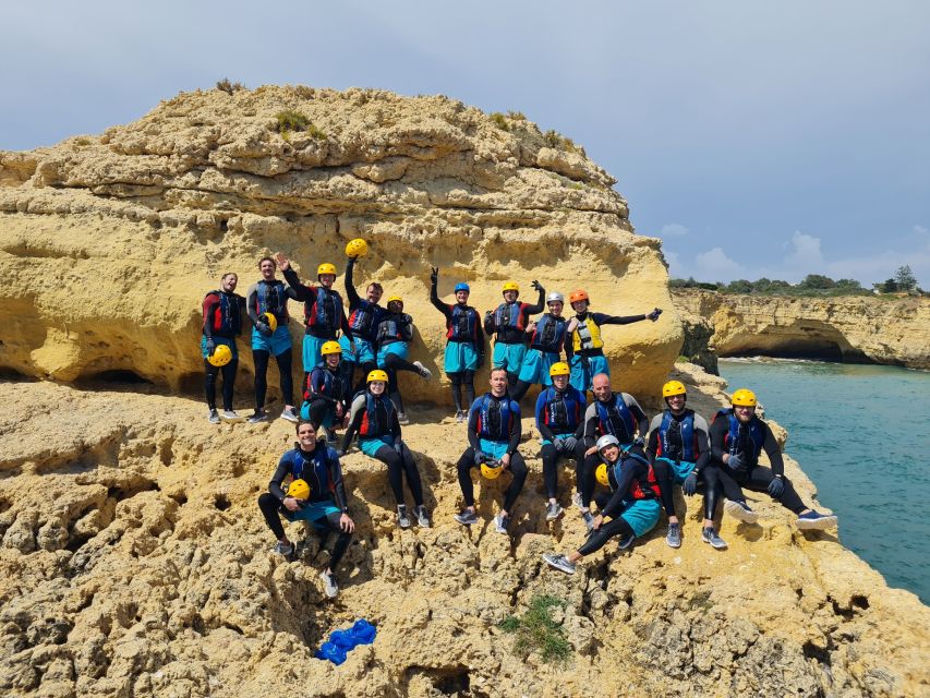 Albufeira: Guided Coasteering Tour with Cliff Jumping - Cliff jumping with a safety net of good judgment