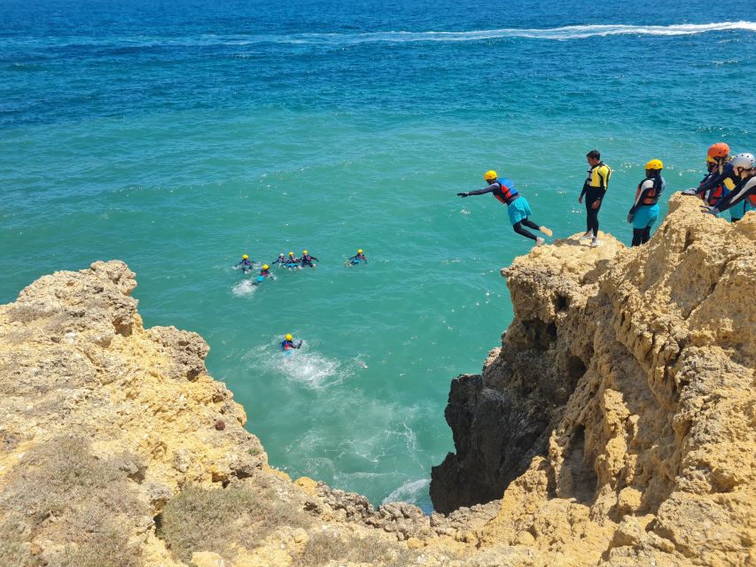 Albufeira: Guided Coasteering Tour with Cliff Jumping - What the jumps feel like