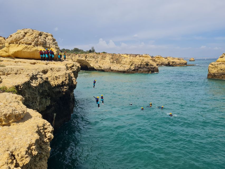 Albufeira: Guided Coasteering Tour with Cliff Jumping - Equipment and guide support