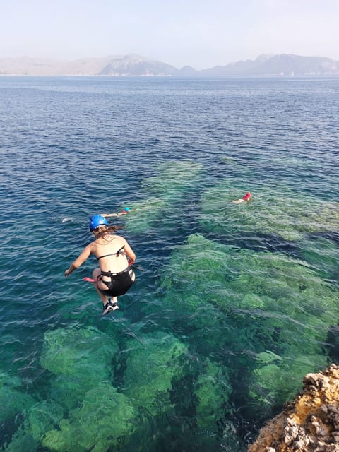 Alcudia: Coasteering Cliff Jumping - Abseiling into the Mediterranean