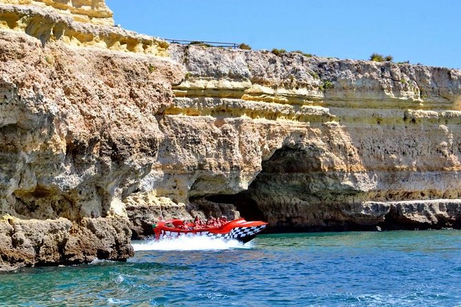 Algarve Jet Boat Tour from Albufeira - Prepare for water from every direction