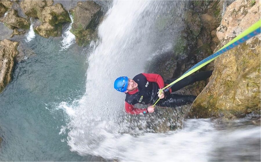 Alicante: Water Canyoning in Gorgo de la Escalera Ravine - Entering Gorgo de la Escalera from Anna
