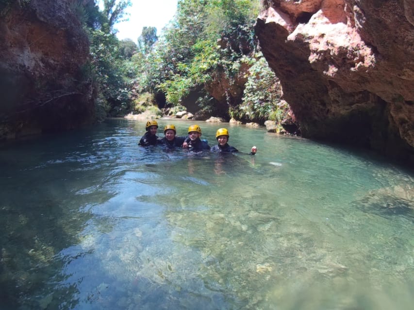 Anna: Guided Canyoning Tour - The 20-meter waterfall rappel