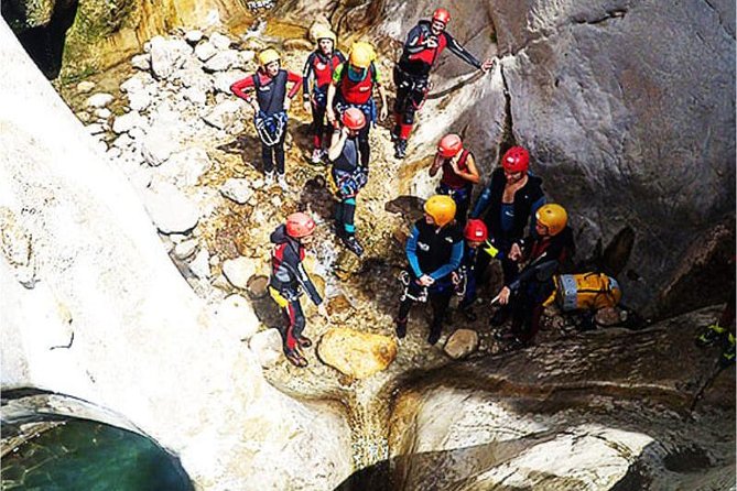 Aquatic canyoning near Benidorm. Estret de les Penyes Bollulla - Meeting at 10:00 am near the waterfall restaurant