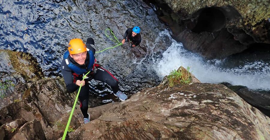 Arouca: Canyoning in Rio de Frades - The safety briefing sets the tone