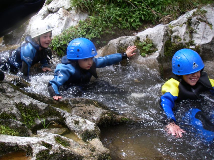 Asturias: Canyoning Adventure with 4 Levels to Choose From - Getting fitted with the right equipment
