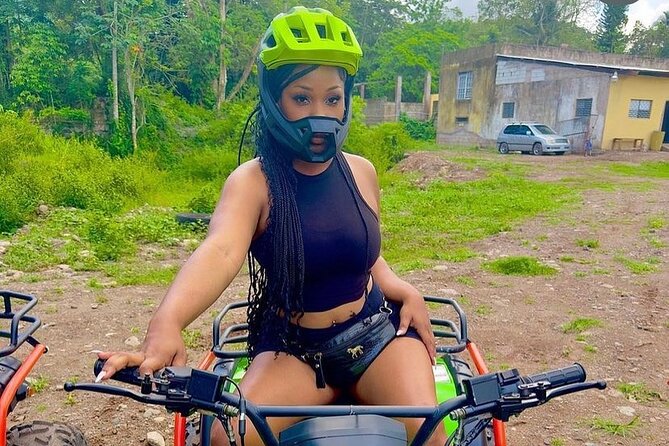 ATV Adventure at River Ryder Adventure Park Kingston Jamaica - Mud, hills, and river crossings
