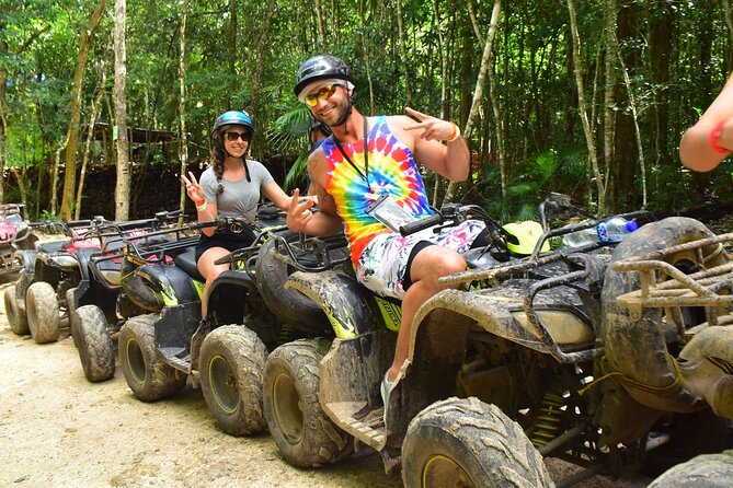 ATV Adventure with Ziplines & Cenote From Playa del Carmen - One half-day, three kinds of adventure