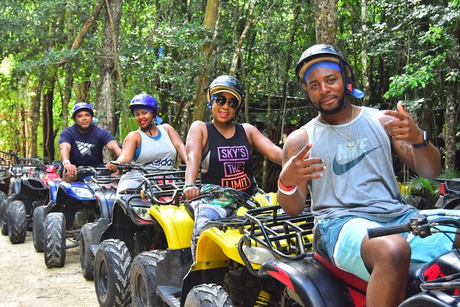 ATV Adventure with Ziplines & Cenote From Playa del Carmen - Several ziplines with a forgiving braking system