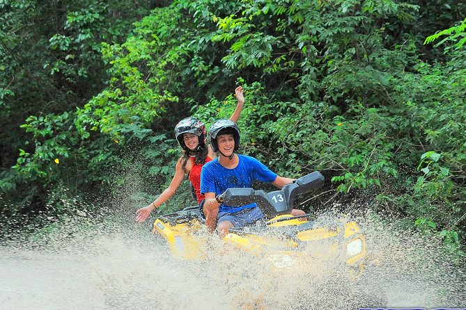 ATV Extreme and Snorkel Adventure from the Riviera Maya - ATV riding through the Mayan jungle