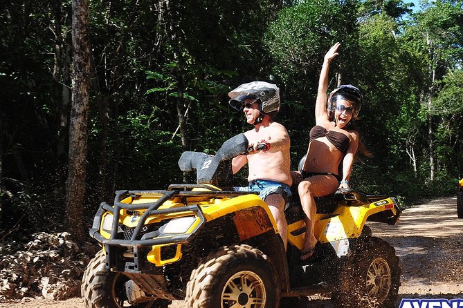 ATV Extreme and Snorkel Combo Tour from Cancun - Getting comfortable on the ATV trails