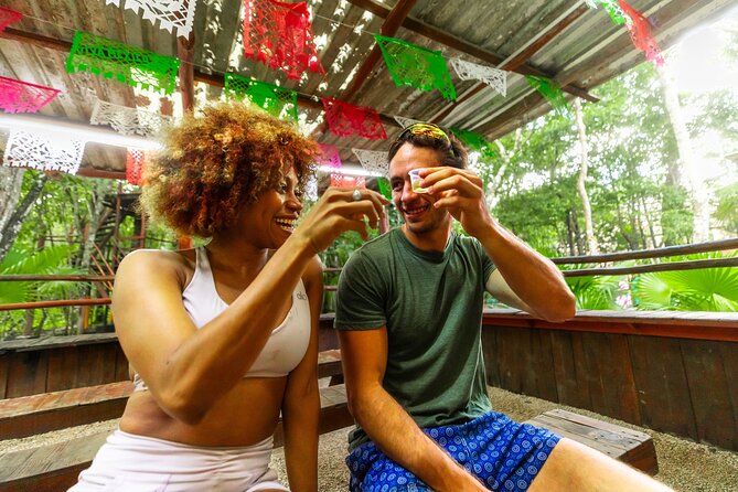 ATV, Zipline and Cenote at Extreme Adventuring with Tulum Pickup - ATV riding through the Mayan jungle